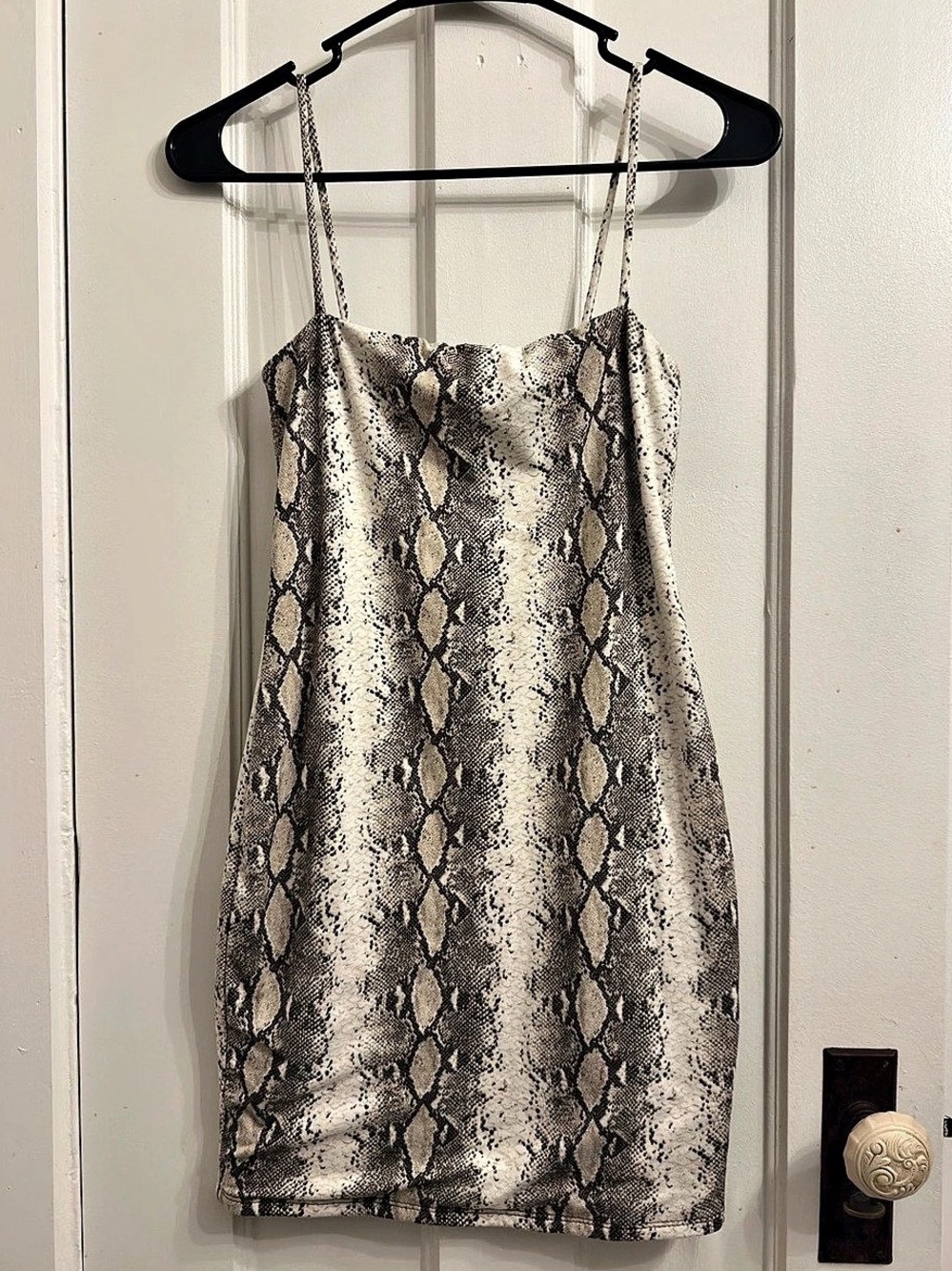 OOTD Fash Snake Print Mini Dress
